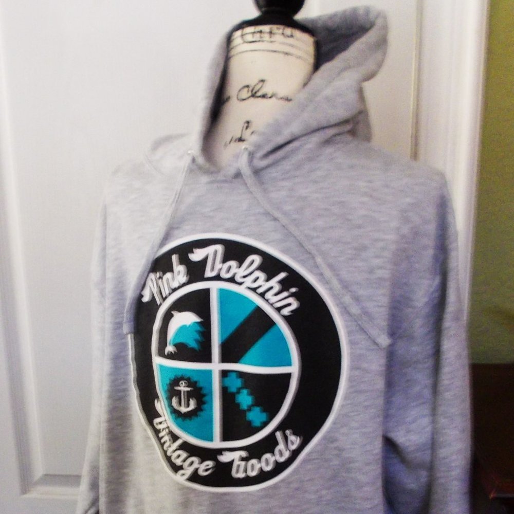Pink Dolphin Hoodie Sweathshirt XL